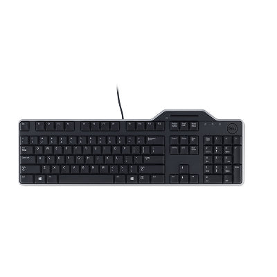 Dell Russian (QWERTY) Dell KB-813 Smartcard Reader USB Keyboard Black