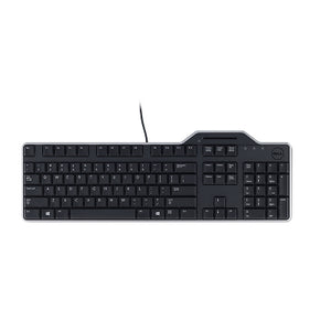 Dell Russian (QWERTY) Dell KB-813 Smartcard Reader USB Keyboard Black