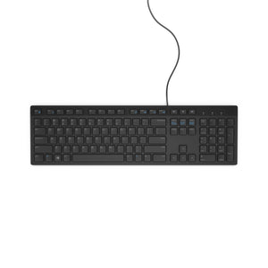 Dell Multimedia Keyboard-KB216 - US intern - Black/ LT engraved