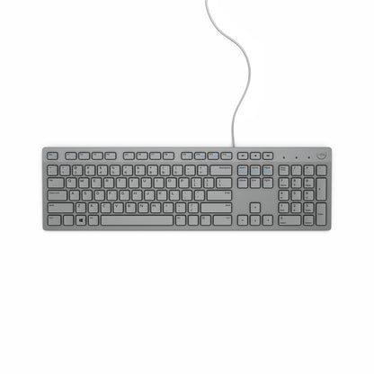 Dell Wired Keyboard - KB216 - US International (QWERTY) – Grey/ LT engraved