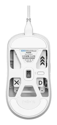 MOUSE USB OPTICAL X2/MEDIUM WHITE PX2222D PULSAR