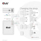 MOBILE TRAVEL CHARGER USB-C/140W GAN CAC-1917 CLUB3D