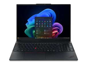Lenovo ThinkPad E16 G4 Intel | Black | 16 " | IPS | WUXGA | 1920 x 1200 pixels | Anti-glare | Intel Core Ultra 7 | 355 | 16 GB | SODIMM DDR5 | Solid-state drive capacity 512 GB | Intel Graphics | Windows 11 Pro | 802.11be | Bluetooth version 5.4 | Ke...