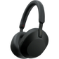 Sony Headphones | WH1000XM5SAB | Bluetooth | Over-Ear | Microphone | Black | Noise canceling | Wireless