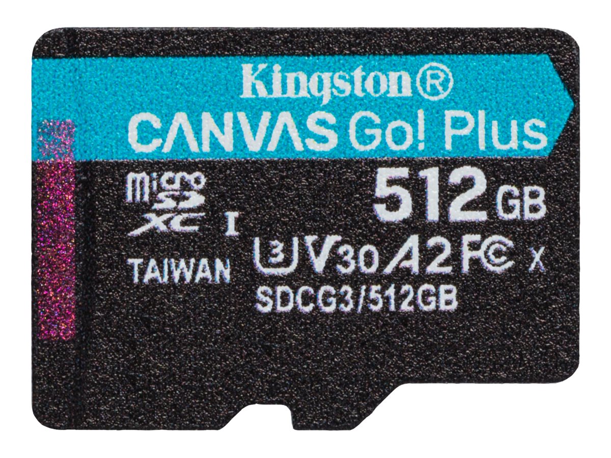 KINGSTON 512GB microSDXC Canvas Go Plus