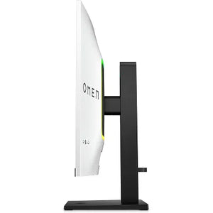 HP OMEN Transcend 32 White Backlit Gaming Charging Monitor - 31.5" 3840 x 2160 4K UHD 240Hz 250-nit AG, QD-OLED, USB-C(140W/15W)/2x HDMI/DisplayPort/Audio Jack, USB-C, 3x USB-A, KVM switch, speakers, height adjustable/tilt/pivot, 1 years