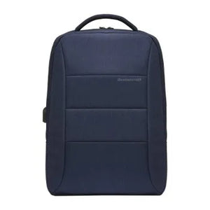 DBRAMANTE1928 CHRISTIANSBORG - RECYCLED BACKPACK 16" - DARK BLUE
