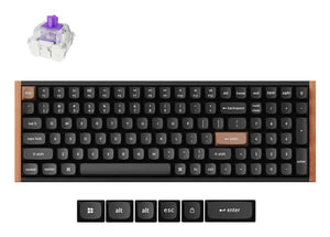 KEYCHRON K4 HE SE - US Layout - Gateron Magnetic Nebula - Carbon Black Wireless Keyboard