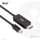 CABLE MINIDP TO HDMI 1.8M/M/M CAC-1187 CLUB3D