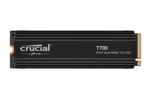 SSD|CRUCIAL|T700|2TB|M.2|PCIe Gen5|NVMe|TLC|Write speed 11800 MBytes/sec|Read speed 12400 MBytes/sec|TBW 1200 TB|CT2000T700SSD5