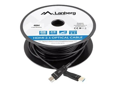 LANBERG HDMI v2.1 M/M cable 40m optical