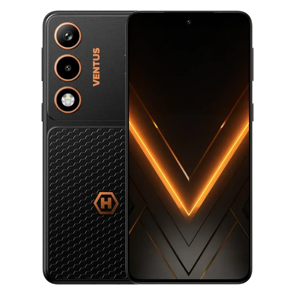 Hammer Ventus 5G | Smartphone | Black | 6.77 " | AMOLED | 2392 x 1080 pixels | MediaTek | Dimensity 7100 | Internal RAM 8 GB | 256 GB | Dual SIM | 3G | 4G | 5G | Main camera resolution 108 MP | Android | Secondary camera resolution 32 MP | 16 | 5000...