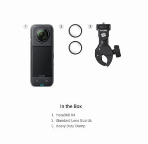 ACTION CAMERA X4 MOTO BUNDLE/CINSABMA/MOTO INSTA360