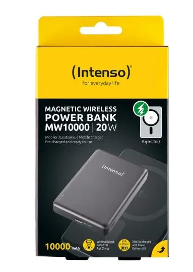 POWER BANK USB 10000MAH MAG/GREY 7344034 INTENSO