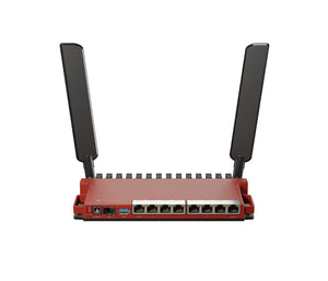 Wireless Router|MIKROTIK|Wireless Router|Wi-Fi 6|IEEE 802.11ax|USB 3.0|8x10/100/1000M|1xSPF|Number of antennas 2|L009UIGS-2HAXD-IN