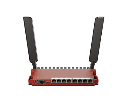 Wireless Router|MIKROTIK|Wireless Router|Wi-Fi 6|IEEE 802.11ax|USB 3.0|8x10/100/1000M|1xSPF|Number of antennas 2|L009UIGS-2HAXD-IN