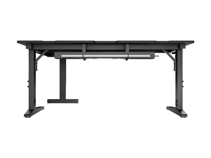 Genesis Gaming Desk | Holm 160 Modular Corner | Black/Anthracite