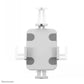 NEOMOUNTS BY NEWSTAR WL15-625WH1 ROTATABLE WALL MOUNT TABLET HOLDER FOR 7,9-11" TABLETS - WHITE