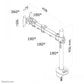 NEWSTAR FLAT SCREEN DESK MOUNT (GROMMET) 10-30" BLACK