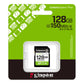 Kingston Canvas Select Plus | 128 GB | SD | Flash memory class Class 10, UHS-I, U1/U3, Video Class 10/30