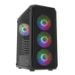 Fury PC Case | SHOBO SH4F RGB | Black | Midi-Tower