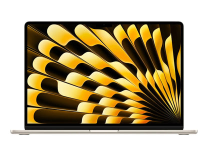 Apple | MacBook | Air | Starlight | 15.3 " | 2880 x 1864 pixels | Apple M5 | 24 GB | Solid-state drive capacity 1000 GB | Apple M5 chip 10-core CPU/10-core GPU | macOS | 802.11ax | Bluetooth version 6.0 | Keyboard language Swedish | Keyboard backlit