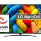 TV Set|LG|86"|4K/Smart|3840x2160|Wireless LAN|Bluetooth|webOS|Black|86NANO81A3A