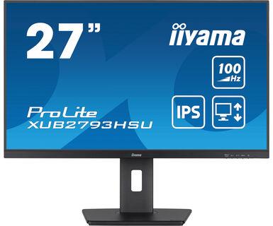 LCD Monitor|IIYAMA|27"|Business|Panel IPS|1920x1080|16:9|100Hz|Matte|1 ms|Speakers|Swivel|Pivot|Height adjustable|Tilt|Colour Black|XUB2793HSU-B6