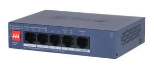 Switch|DAHUA|CS4005-4GT-36|Switch type Managed|Switch layer L2|Form factor Desktop/Wall-Mounting|5xRJ-45 ports|RJ-45 Ports Type Gigabit Ethernet (10/100/1000)|5xGigabit Ethernet (copper) ports quantity|Power over Ethernet (PoE) Yes|4xPower over Ether...