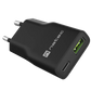 Natec Ribera USB Charger Gan Slim USB 1X USB-A + 1X USB-C 20W | NUC-2377
