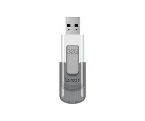 Lexar | Flash drive | JumpDrive V100 | 32 GB | USB 3.0 | Grey
