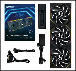 CASE FAN 120MM WRL 3PCS/G99.12TLLCD1W3B.00 LIAN LI