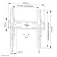 NEOMOUNTS SELECT SCREEN WALL MOUNT (FIXED, VESA 400X400)