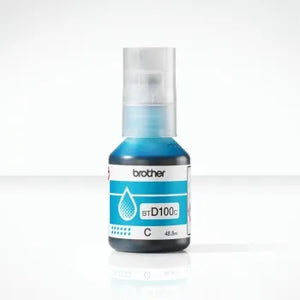 BROTHER BTD100C CYAN INK BOTTLE - 5,000 PAGES