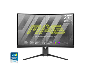 LCD Monitor|MSI|27"|Gaming/Curved|Panel VA|2560x1440|16:9|240Hz|1 ms|Height adjustable|Tilt|Colour Black|MAG275CQRXF