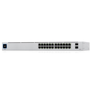 Switch|UBIQUITI|USW-24-POE|Type L2|Desktop/pedestal|Rack|24x10Base-T / 100Base-TX / 1000Base-T|2xSFP|PoE+ ports 16|95 Watts|USW-24-POE