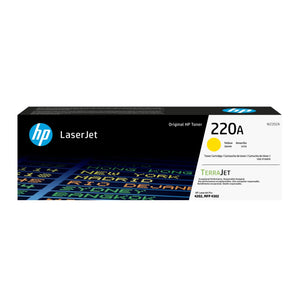 HP 220A Yellow Laser Toner Cartridge - BOX DAMAGE - 1800 pages, for HP LaserJet Pro 4302fdn