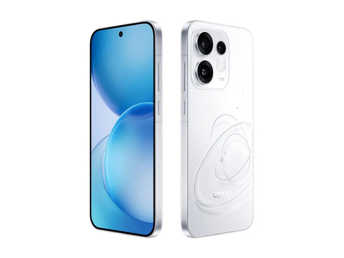 OPPO Reno16 5G (CPH2865) | Pop White | 6.32 " | AMOLED | 2640 x 1216 pixels | Qualcomm | Snapdragon 7 Gen 4 | Internal RAM 8 GB | 512 GB | Dual SIM | 5G | Main camera resolution 50+50+50 MP | Secondary camera resolution 50 MP | Android | 16