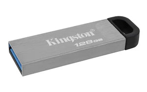 Kingston | USB Flash Drive | DataTraveler Kyson | 128 GB | USB 3.2 Gen 1 | Black/Grey