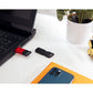 Kingston | USB Flash Drive | DataTraveler Exodia | 128 GB | USB 3.2 Gen 1 | Black/Red