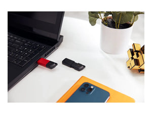 Kingston | USB Flash Drive | DataTraveler Exodia | 128 GB | USB 3.2 Gen 1 | Black/Red