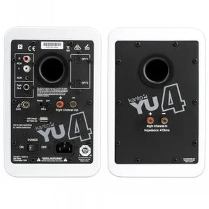 KANTO AUDIO 5.25" DRIVER - POWERED SPEAKERS WITH BLUETOOTH® AND PHONO PREAMP - MATTE WHITE (INCL. TYPE F & G POWER CORDS)