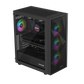 Genesis Gaming PC Case | Diaxid 605 ARGB | Black | Midi Tower