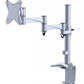 NEWSTAR FLAT SCREEN DESK MOUNT (CLAMP/GROMMET) 10-30" SILVER