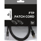 PATCH CABLE CAT5E FTP 2M/PP22-2M/BK GEMBIRD