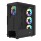 Fury PC Case | SHOBO SH8F ARGB | Midi Tower | Black