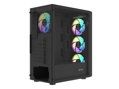 Fury PC Case | SHOBO SH8F ARGB | Midi Tower | Black