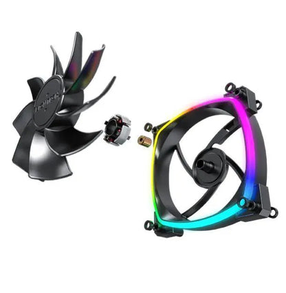 CASE FAN 120MM/RX120 PWM BLACK 3 IN 1 MONTECH