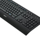 LOGITECH K280e corded Keyboard USB black for Business - INTNL (US)