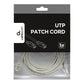 GEMBIRD CAT5e UTP Patch cord grey 7.5m